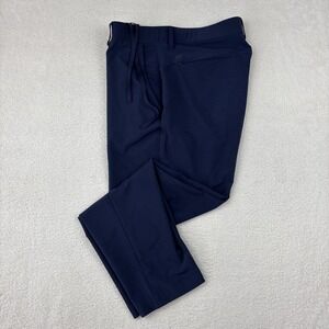 FABLETICS 'The Only Pant' Mens Medium Navy Blue Performance Stretch Chino Modern